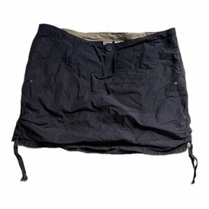 Columbia Navy Hiking Skort XL – Gorpcore Utility Travel Skirt Shorts